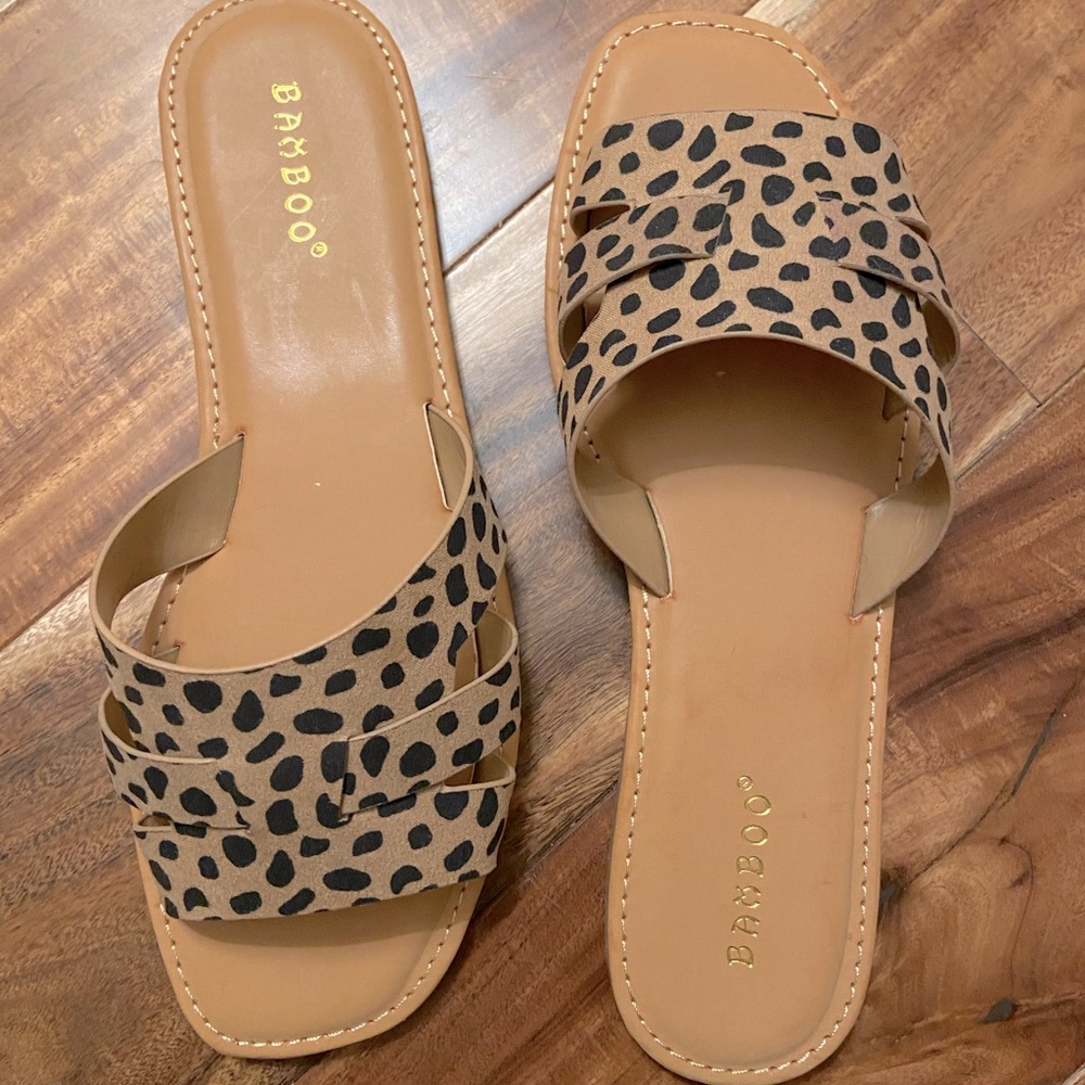 Leopard Print Sandals